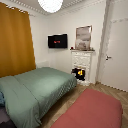 Paris-alesia Super 2 Pieces De 39m2 - Tres Cosy Pour 1 - 5 Personnes Totalement Refait A Neuf -entire Luxurious And Warm -paris Alesia 14eme - Proche Aeroport Paris-orly - Parc Des Expositions Porte De Versailles Free Wifi Gratu Paryż